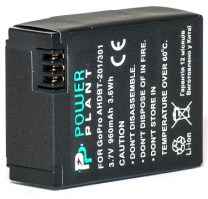 Аккумулятор PowerPlant для GoPro Hero 3, AHDBT-201, 301 960mAh